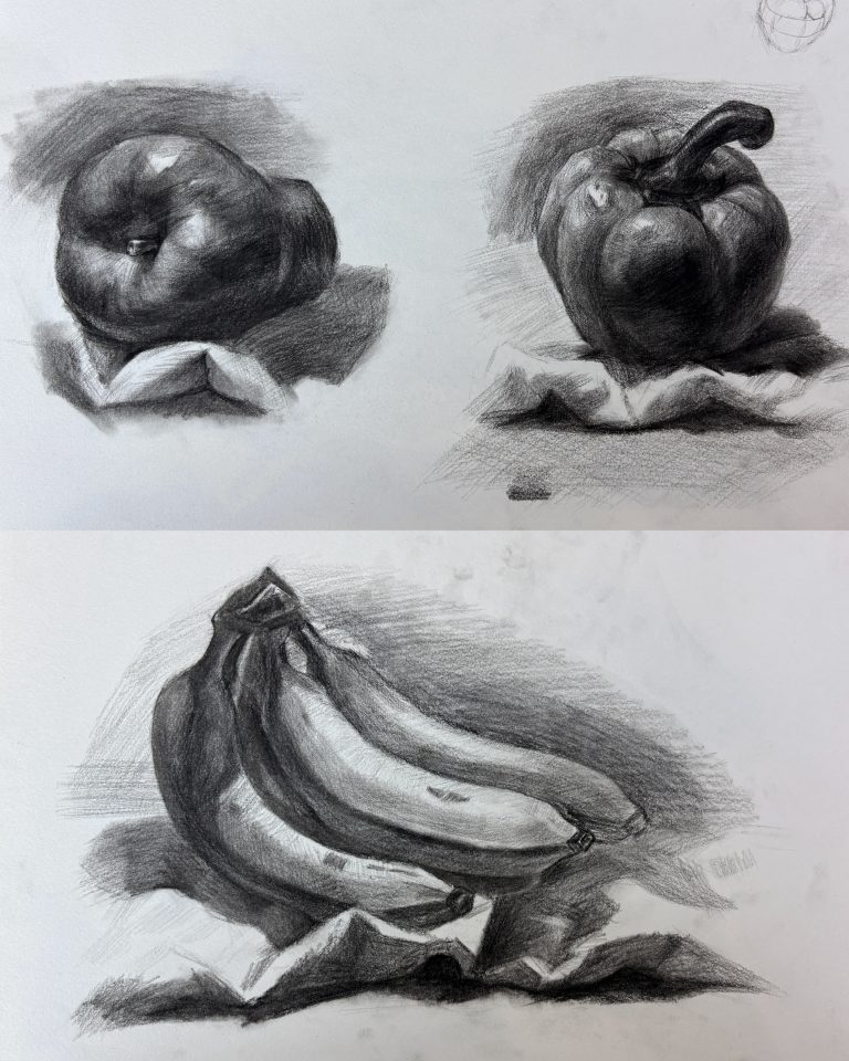 素描静物·蔬果组合
