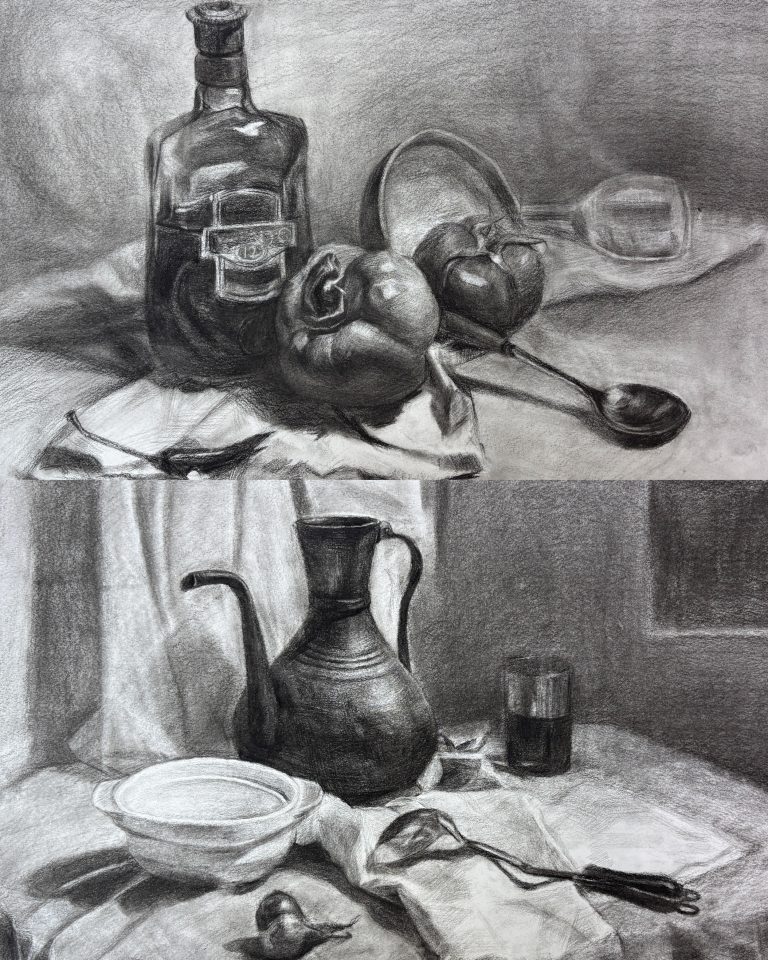 素描静物·衬布练习